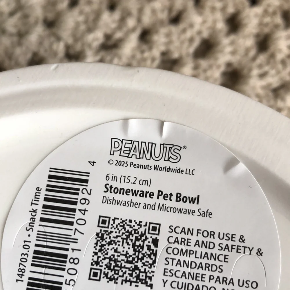 Peanuts Character Ceramic PET Bowl